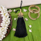 Vriksham Kemp Style Kunjalam-Red Green-Pearl-G18585