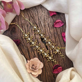 Vriksham Premium Cluster & Floral Pearl Maatil-White Maatil-G21097