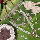 Vriksham Traditional Kemp Gold Plated Bridal Set-pearl-G18606