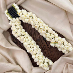 Vriksham Claw-Clip Artificial Jasmine Hair Extension Flower Accessories-KH1316