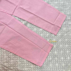 Vriksham Designer Blush Pink Heavy Floral Embroidery MulMul Anarkali With Dupatta Suit Set-VS5084