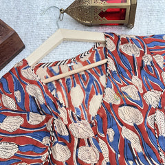 Vriksham Premium Floral Printed Readymade Blouse-Kalamkari Print-VS4526