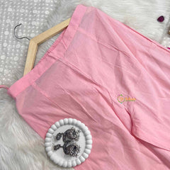 Vriksham Peach Blossom Floral Embroidered Anarkali Layered Cape With Dupatta Suit Set-VS5080