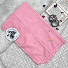 Vriksham Peach Blossom Floral Embroidered Anarkali Layered Cape With Dupatta Suit Set-VS5080