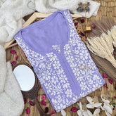 Vriksham Lavender Chikankari Kurtis-VS4321