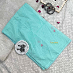 Vriksham Mint Sea Green Potli Button Detailing Embroidered Anarkali With Dupatta Suit Set-VS5081