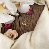 Vriksham Elegant Gold Naths/Nose pin-Red White & Green-G17526