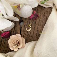 Vriksham Unique Gold Naths/Nose pin-White-G17531