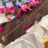 Simple Gold Look Alike Thin Anklets-G14026