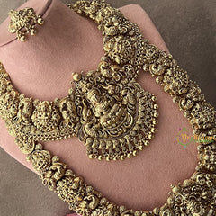 Vriksham Antique Nakshi Lakshmi Bridal Set-G18662