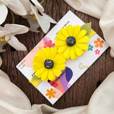 Vriksham Yellow Daisy Floral Baby Headband Flower Accessories-KH1352