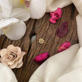 Vriksham Exquisite Flower AD Stone Nath/Nose pin-White-G17377