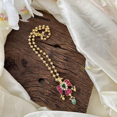 Unique Garuda Jadau Kundan Pendant Chain-J2379