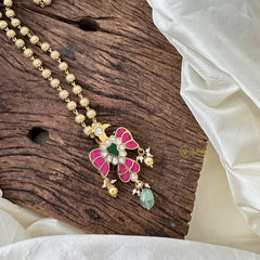 Unique Garuda Jadau Kundan Pendant Chain-J2379