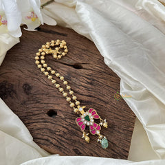 Unique Garuda Jadau Kundan Pendant Chain-J2379