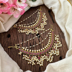 Guttapusalu Ear chain -Guttapusalu maatil -G1397