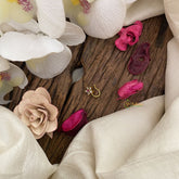 Vriksham Floral AD Stone Nath/Nose pin-Red White-G17393