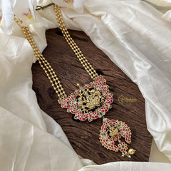 Royal Jadau Kundan Lakshmi Pendant Rani Haram-J2381