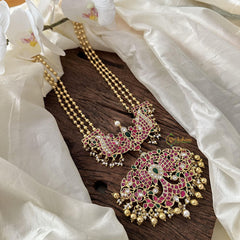 Royal Jadau Kundan Pendant Rani Haram-J2386