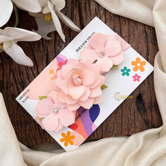 Vriksham Pitch Sunshine Trio Layered Floral Headband Flower Accessories-KH1379