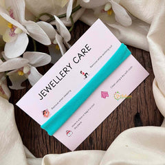 Vriksham Aqua Green And White Jasmine Flower Baby Headband Flower Accessories-KH1390