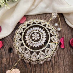 Vriksham Designer Bridal Floral Design Hair Bun Cage Accessory-H1221