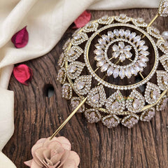 Vriksham Designer Bridal Floral Design Hair Bun Cage Accessory-H1221