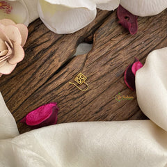 Vriksham Square Shape AD Stone Nath/Nose pin-White-G17368