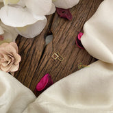 Vriksham Square Shape AD Stone Nath/Nose pin-Red White-G17367