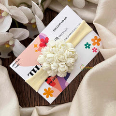 Vriksham Jasmine Bud Cluster Flower Baby Headband Flower Accessories-KH1395