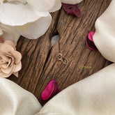 Vriksham Unique Designer AD Stone Nath/Nose pin-Red White & Green-G17401