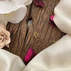 Vriksham Unique Designer AD Stone Nath/Nose pin-Red White-G17400