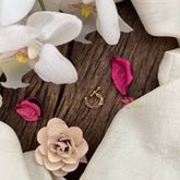 Vriksham Designer Naths/Nose pin-Red-G18708