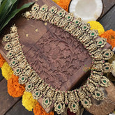 Vriksham Designer Lakshmi 1 gm gold Temple Haram-G20309