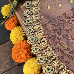 Vriksham Designer Lakshmi 1 gm gold Temple Haram-G20309