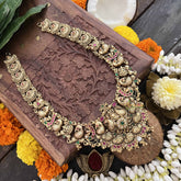 Vriksham Unique Dual Peacock 1 gm gold Neckpiece-G20310