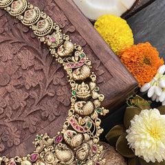 Vriksham Unique Dual Peacock 1 gm gold Neckpiece-G20310