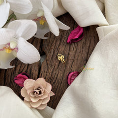 Vriksham Trio Golden Naths/Nose pin-Red-G18631