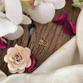 Vriksham Exquisite Floral AD Stone Nath/Nose pin-Red Green & White-G17414