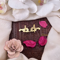 Vriksham Peacock Grace Kundan Jadau Press Bugadi-Red Green-J3505