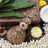 Vriksham Elegant peacock Father 1 gm Gold Finish Choker-G20317