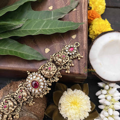 Vriksham Elegant peacock Father 1 gm Gold Finish Choker-G20317