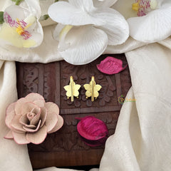 Vriksham Floral Fantasy Kundan Jadau Press Bugadi-Red Green-J3511