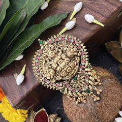 Vriksham Lakshmi Design 1 Gram Gold Jad Billai for Bridal Hair-G20325