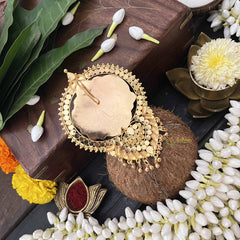 Vriksham Lakshmi Design 1 Gram Gold Jad Billai for Bridal Hair-G20325