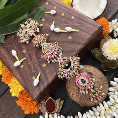 Vriksham Elegant Floral 1 Gram Jad Billai for Traditional Hairstyles-G20335