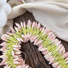 Vriksham Classic Real Look like Pink Mullai Poo-H1250-Select inches below in options-KH1251