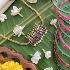 Vriksham Traditional Kemp Stone Three Pendant Addigai-G17548