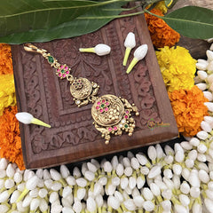 Vriksham Designer 1 Gram Gold Maang Tikka-G20338