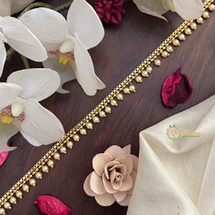 Vriksham Gold Look Alike Antique Pearl Thin Hip Chain-G17971